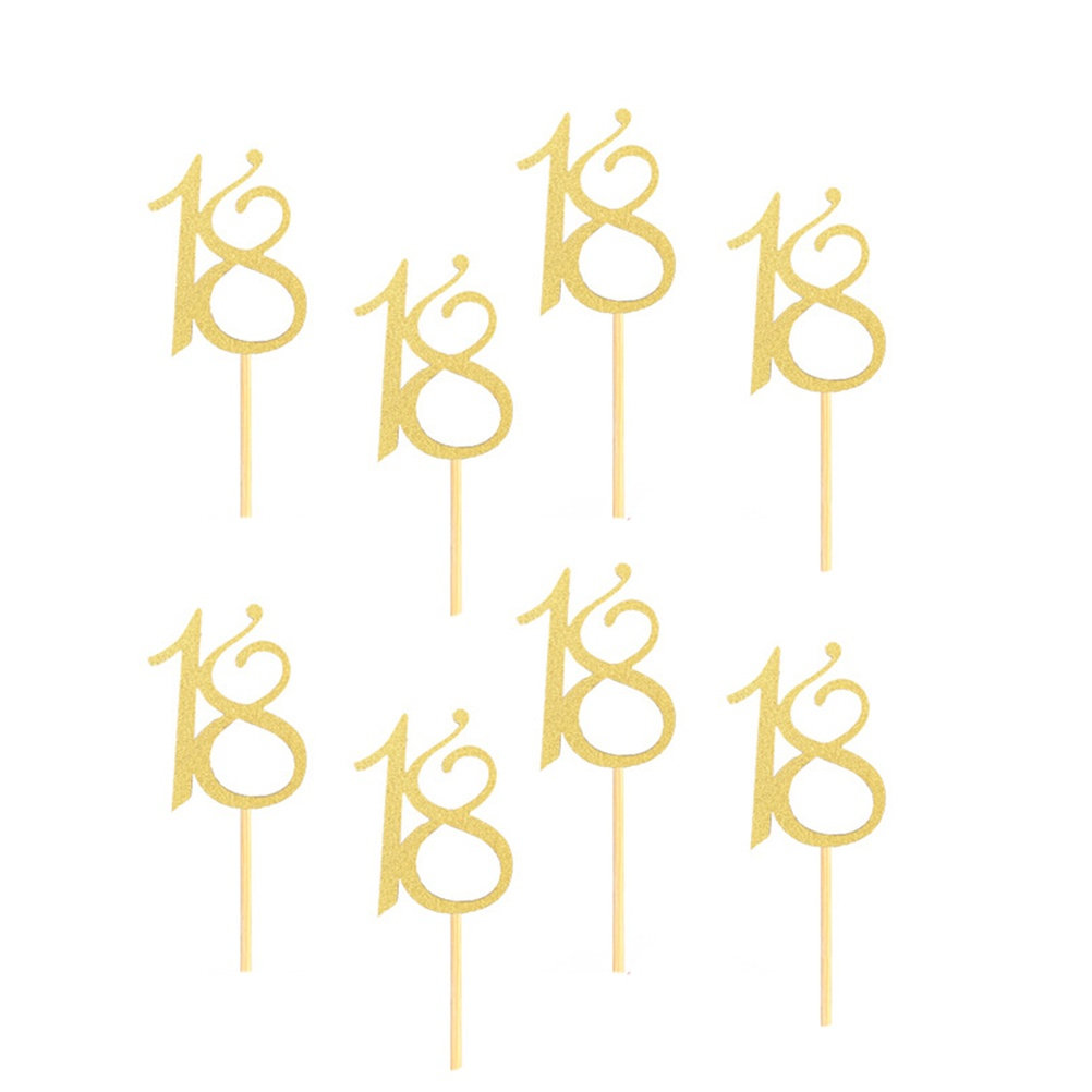 Ice Pick Pick - 48 Peças de Topos de Bolo