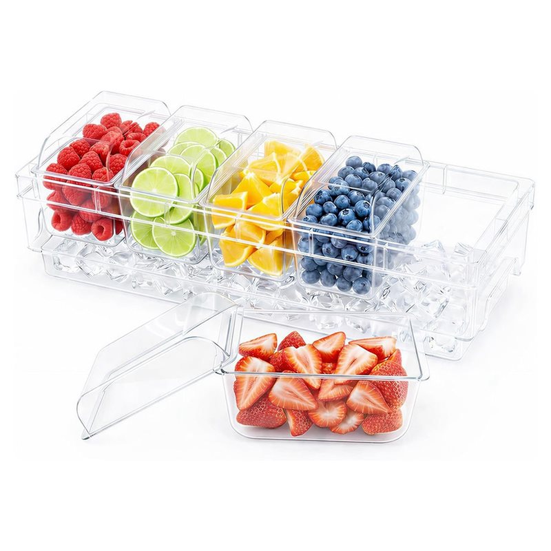 Garnish Tray Set - DTA4 - Para Suprimentos de Bar,