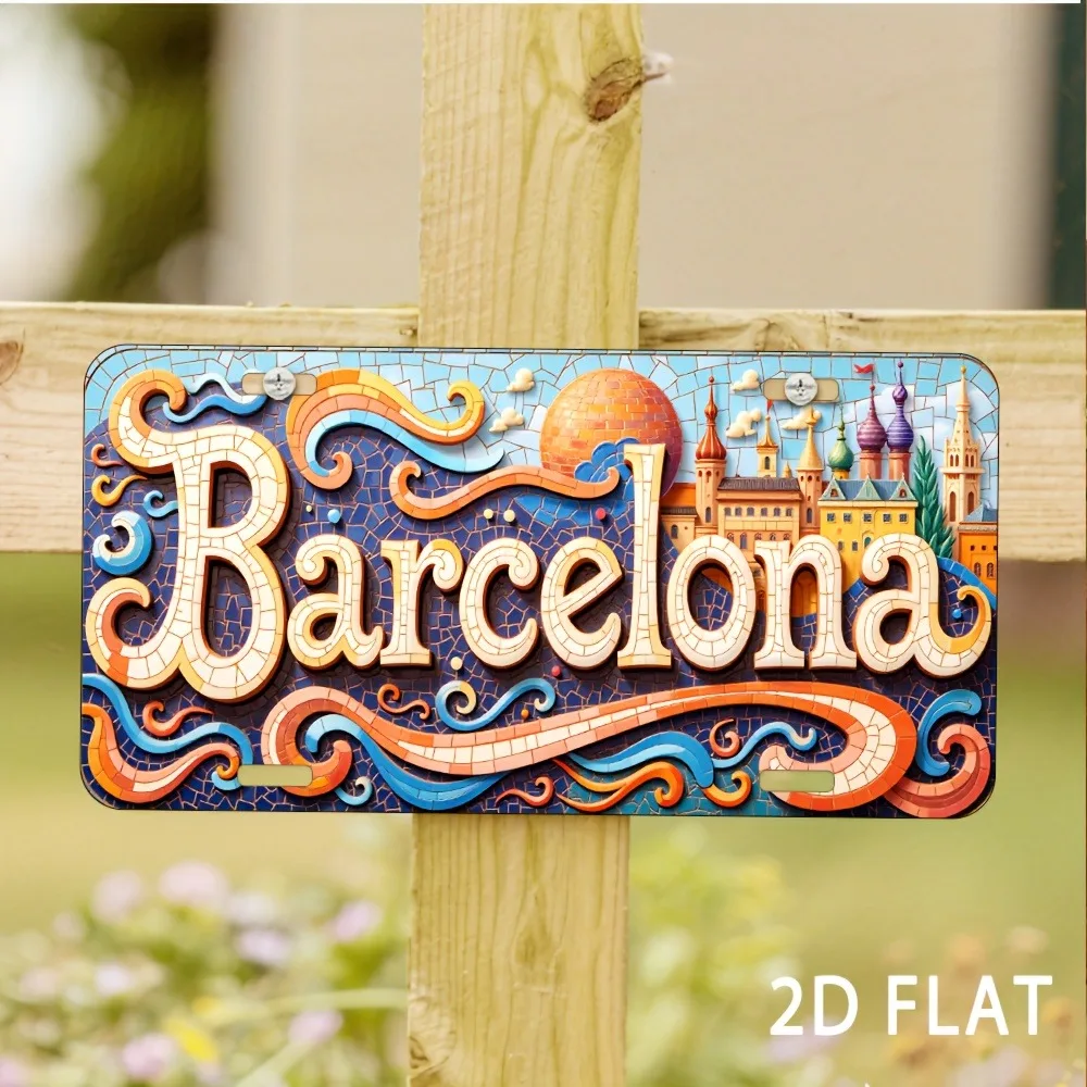 Home Barcelona - Placa 2D Plana de Barcelona -