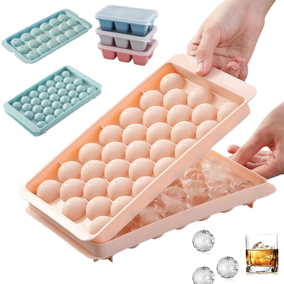 Ice Mold Sphere - Bandeja redonda de cubos de gelo