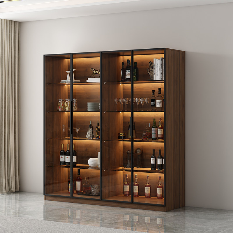 Home Bar Shelves - Armário de Bar Moderno de Designer,