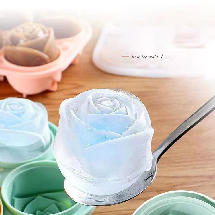 Ice Mold Sphere - Moldes de gelo rosa 3d, 4