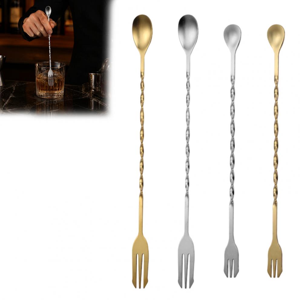 Bar Spoon Twisted - Colher de Bar em Aço Inoxidável