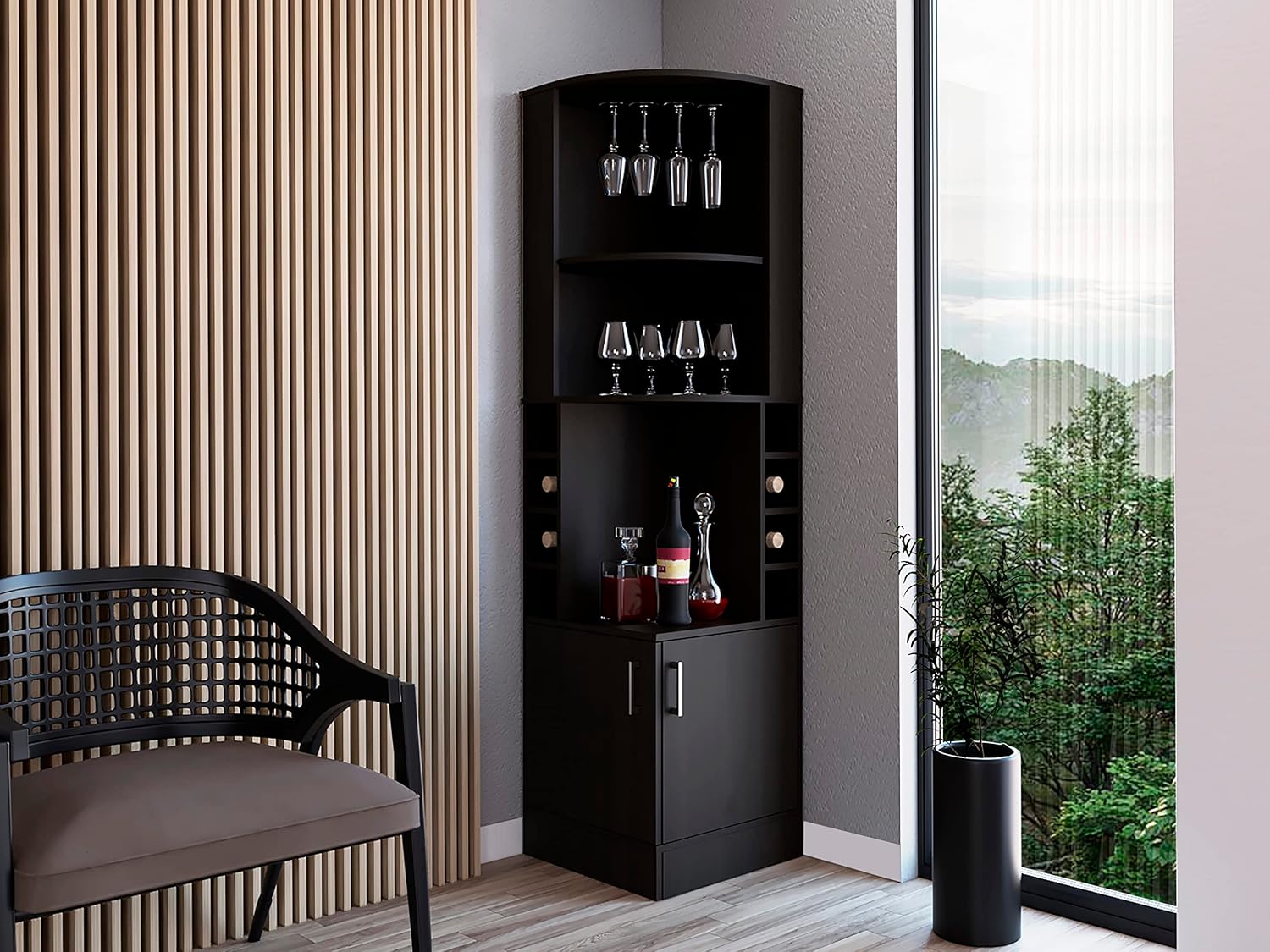 Armário de Bar de Canto com 2  - Home Bar Shelves avaliação e preço