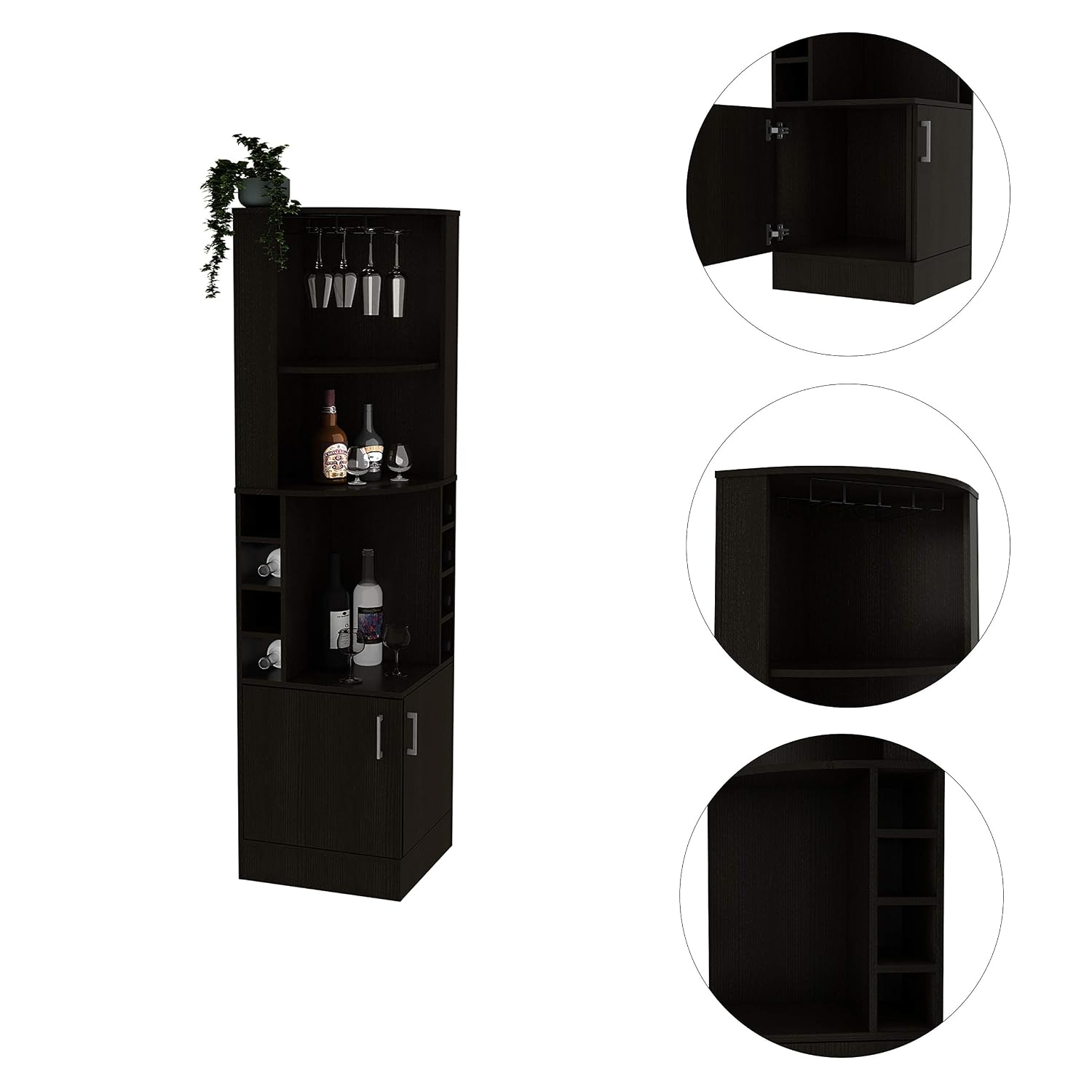 Armário de Bar de Canto com 2  - Home Bar Shelves avaliação e preço
