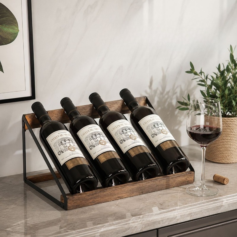 Suporte de Madeira para Garraf - Home Bar Shelf avaliação e preço