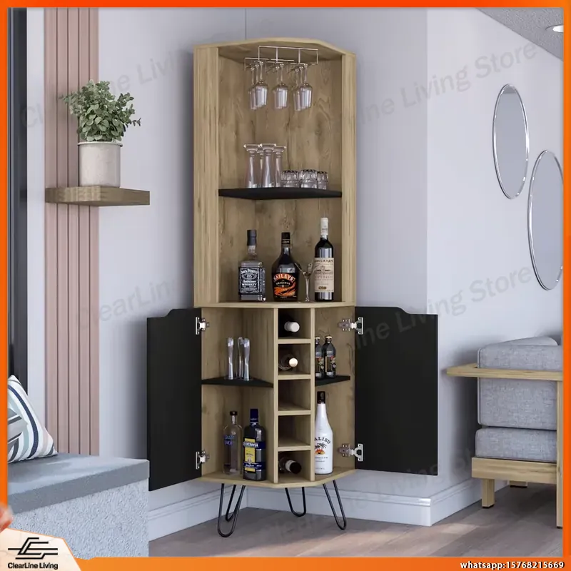 Armário de Bar de Canto com 6  - Home Bar Shelves avaliação e preço
