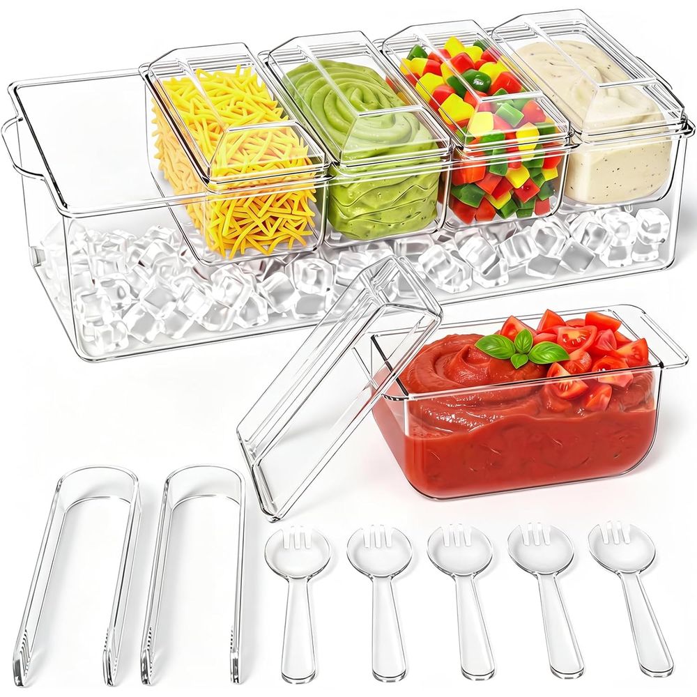 Bandeja para Condimentos, Serv - Garnish Tray Set avaliação e preço