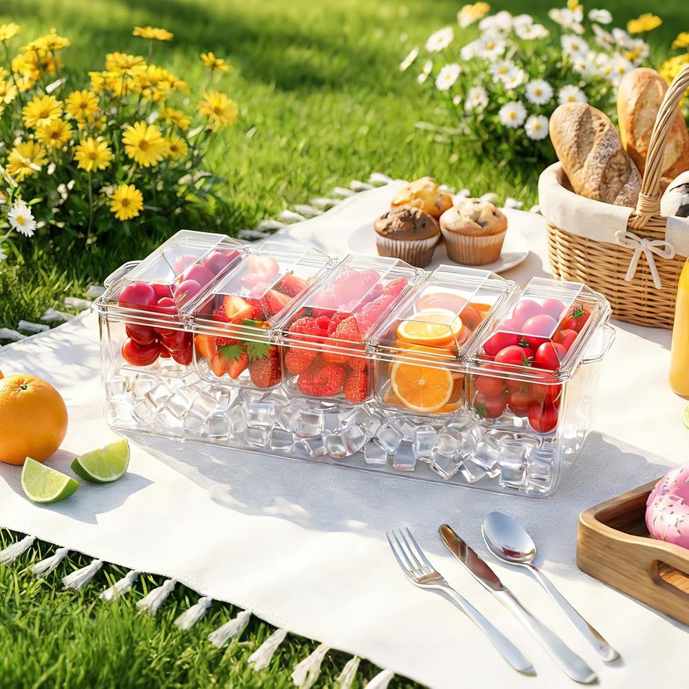 Bandeja para Condimentos, Serv - Garnish Tray Set avaliação e preço