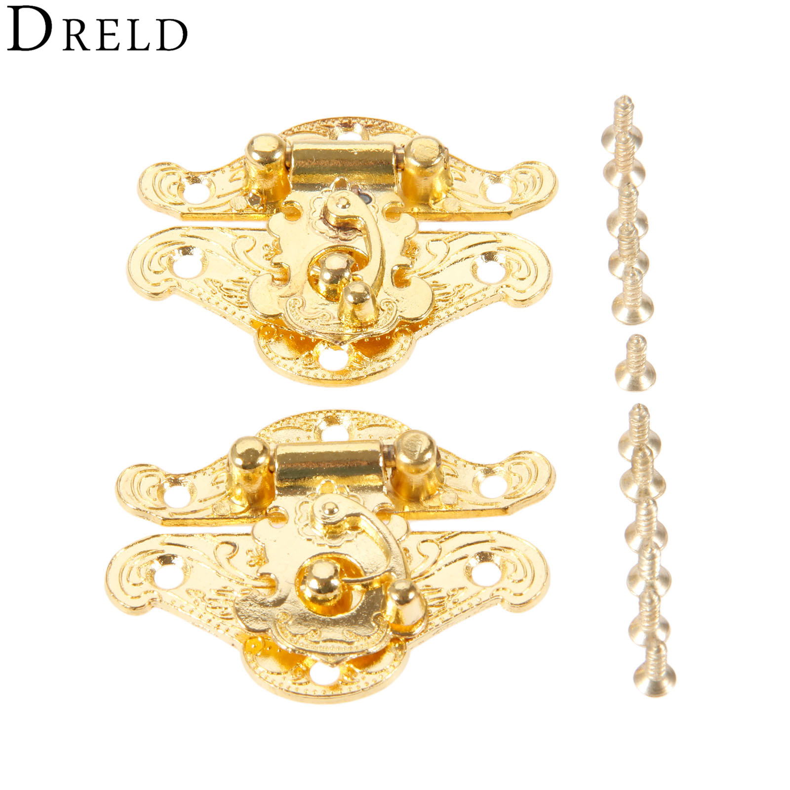 DRELD-Antique Gold Box Trava,  - Bar Cart Gold avaliação e preço