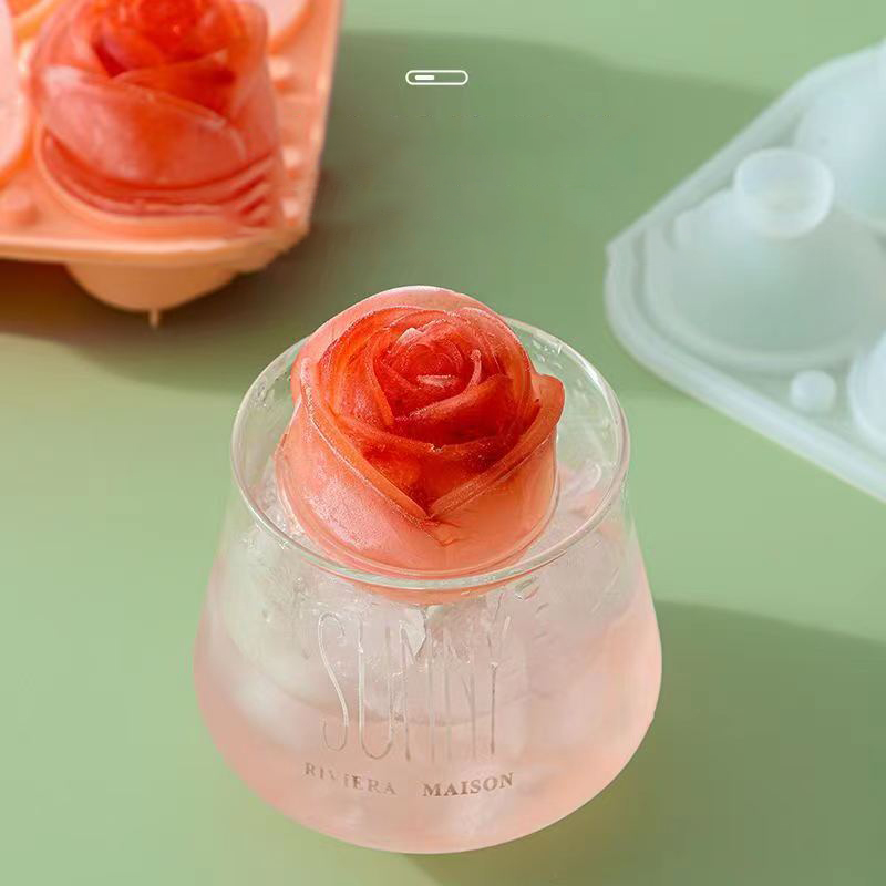 Moldes de gelo rosa 3d, 4 bura - Ice Mold Sphere avaliação e preço