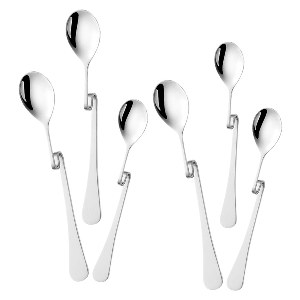 6 Peças de Colheres de Aço Ino - Bar Spoon Twisted avaliação e preço