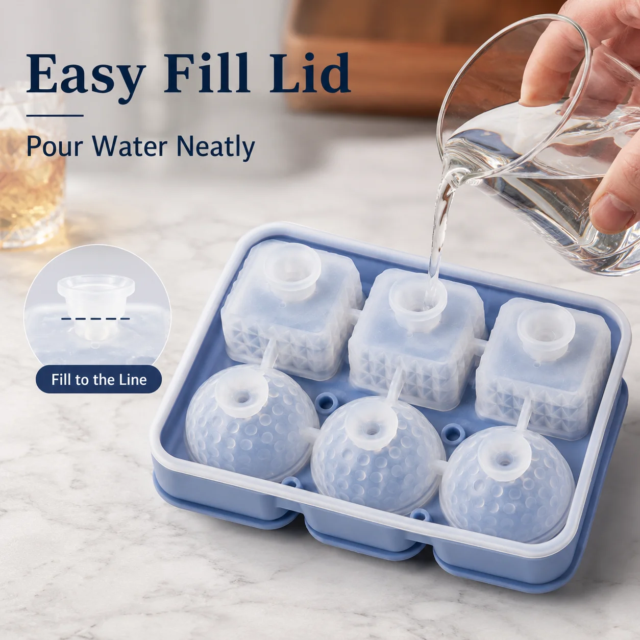 Forma de Gelo de Silicone para - Ice Mold Sphere avaliação e preço