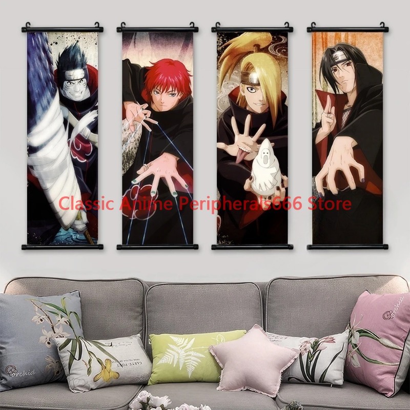 Naruto Pendurado Pintura Da Lo - Home Bar Shelf avaliação e preço