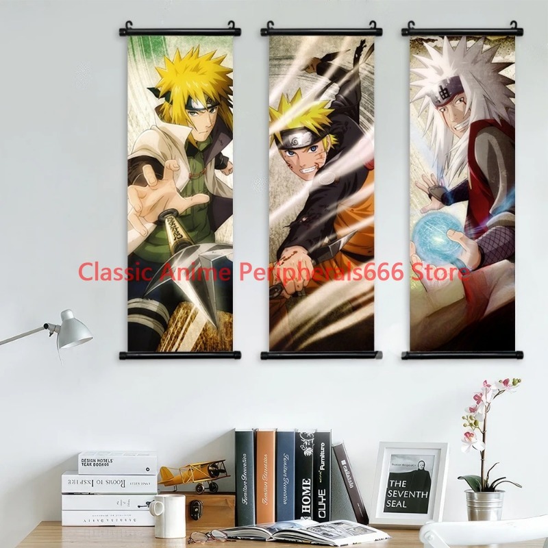 Naruto Pendurado Pintura Da Lo - Home Bar Shelf avaliação e preço