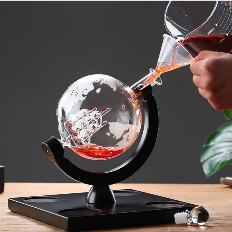 Conjunto de Decantador de Vinh - Decanter Globe Set avaliação e preço